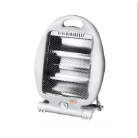 Vinco 70155 Tragbarer Quarzofen 800W 2 Heizstufen Faltbar Handgriff Grau