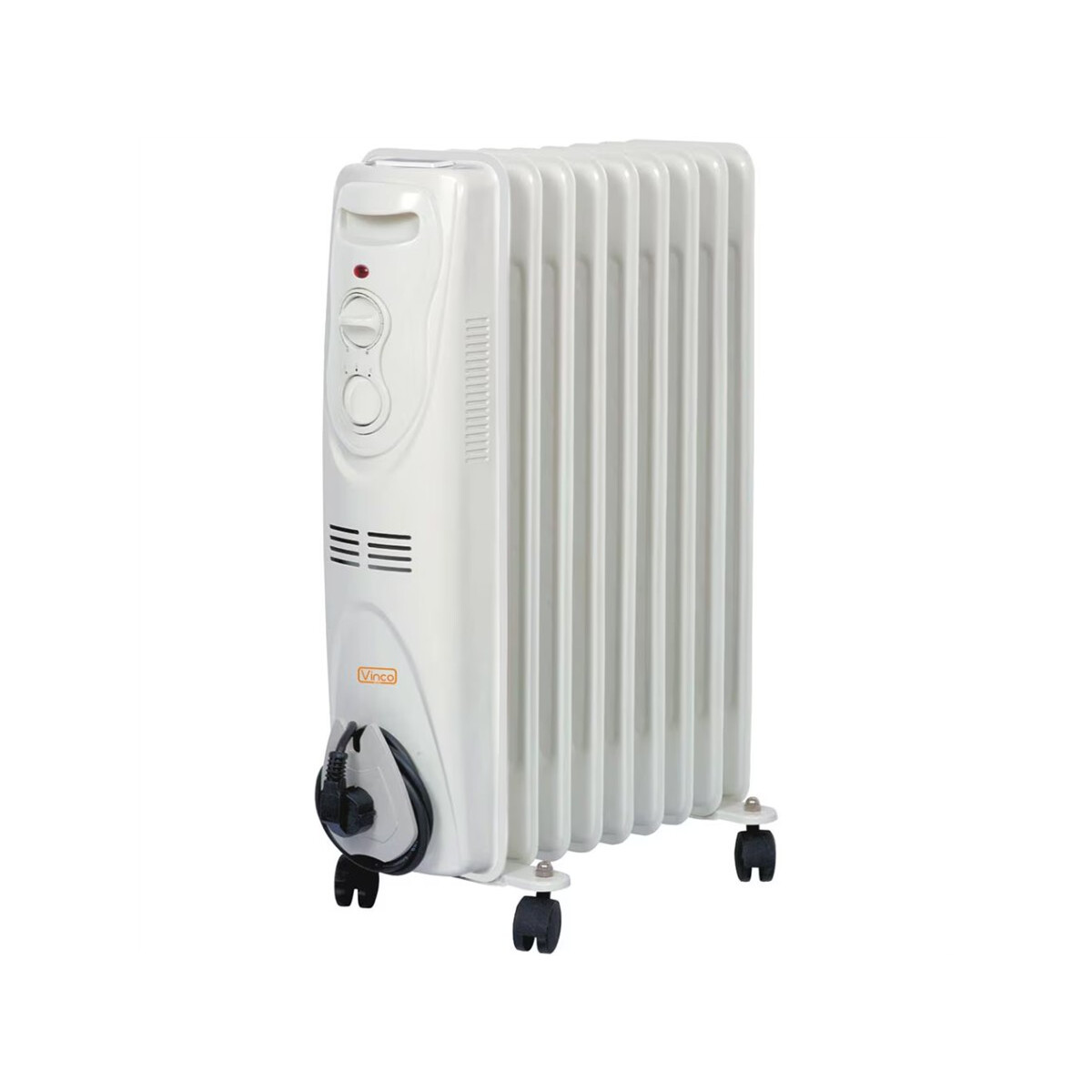 Vinco 70500 Öl‑Radiator 1500W 7 Elemente Thermostat Hei