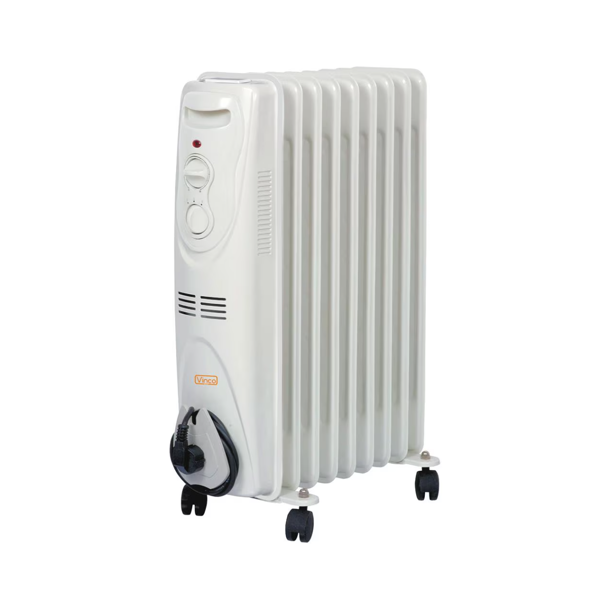 Vinco 70500 Öl‑Radiator 1500W 7 Elemente Thermostat Hei