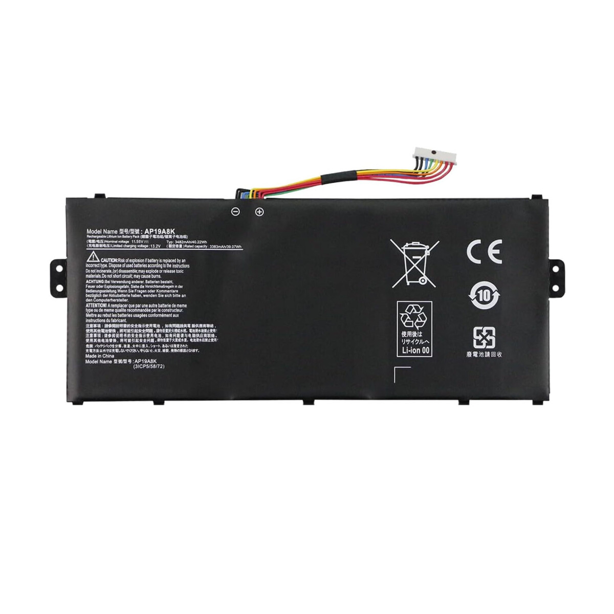 Ersatzakku für Acer AP19A8K 3482mAh 11.55V Laptop Akku