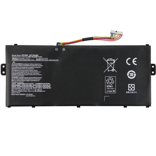 Ersatzakku für Acer AP19A8K 3482mAh 11.55V Laptop Akku