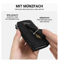 Darako Future Wallet Slim Geldbörse RFID NFC Schutz Kartenetui