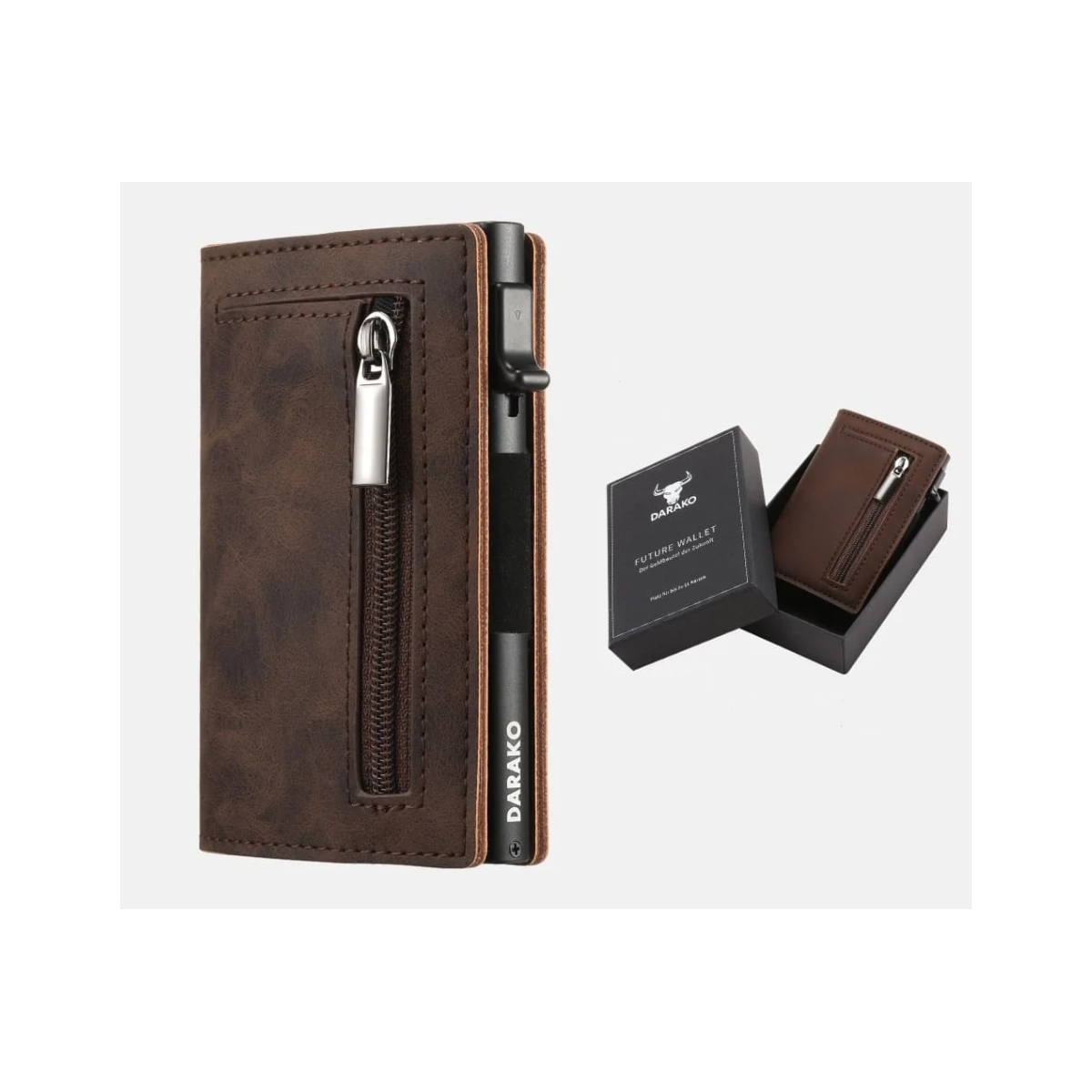 Darako Future Wallet Slim Geldbörse RFID NFC Schutz Kar