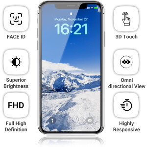 GOLDWANGWANG iPhone 12 Display Ersatz 6,1 Zoll LCD Touchscreen Full Set