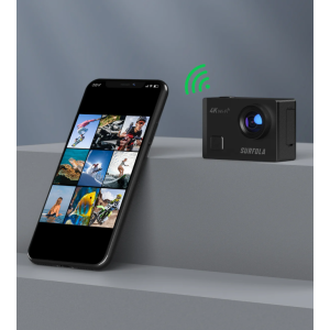 Surfola SF630 Action Kamera 4K Unterwasserkamera 60FPS Touchscreen WLAN