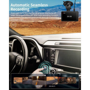iZEEKER GD100 Dashcam Auto 1080P 3 Zoll LCD 170° Weitwinkel Nachtsicht G-Sensor