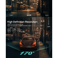 iZEEKER GD100 Dashcam Auto 1080P 3 Zoll LCD 170° Weitwinkel Nachtsicht G-Sensor