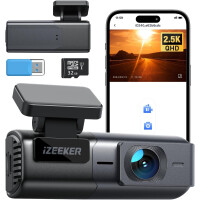 iZEEKER iD240 Dashcam Auto WiFi APP Steuerung 2,5K 170° Weitwinkel G-Sensor