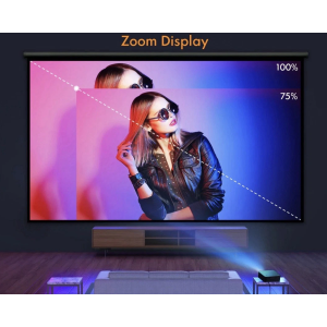 Apeman LC650 Beamer 1080P Full HD Heimkino Projektor 300 Zoll Bildschirm