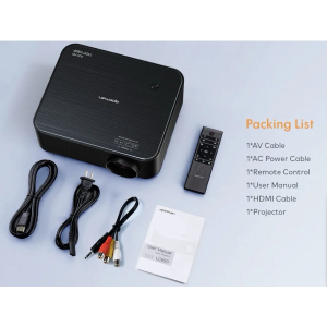 Apeman LC650 Beamer 1080P Full HD Heimkino Projektor 300 Zoll Bildschirm