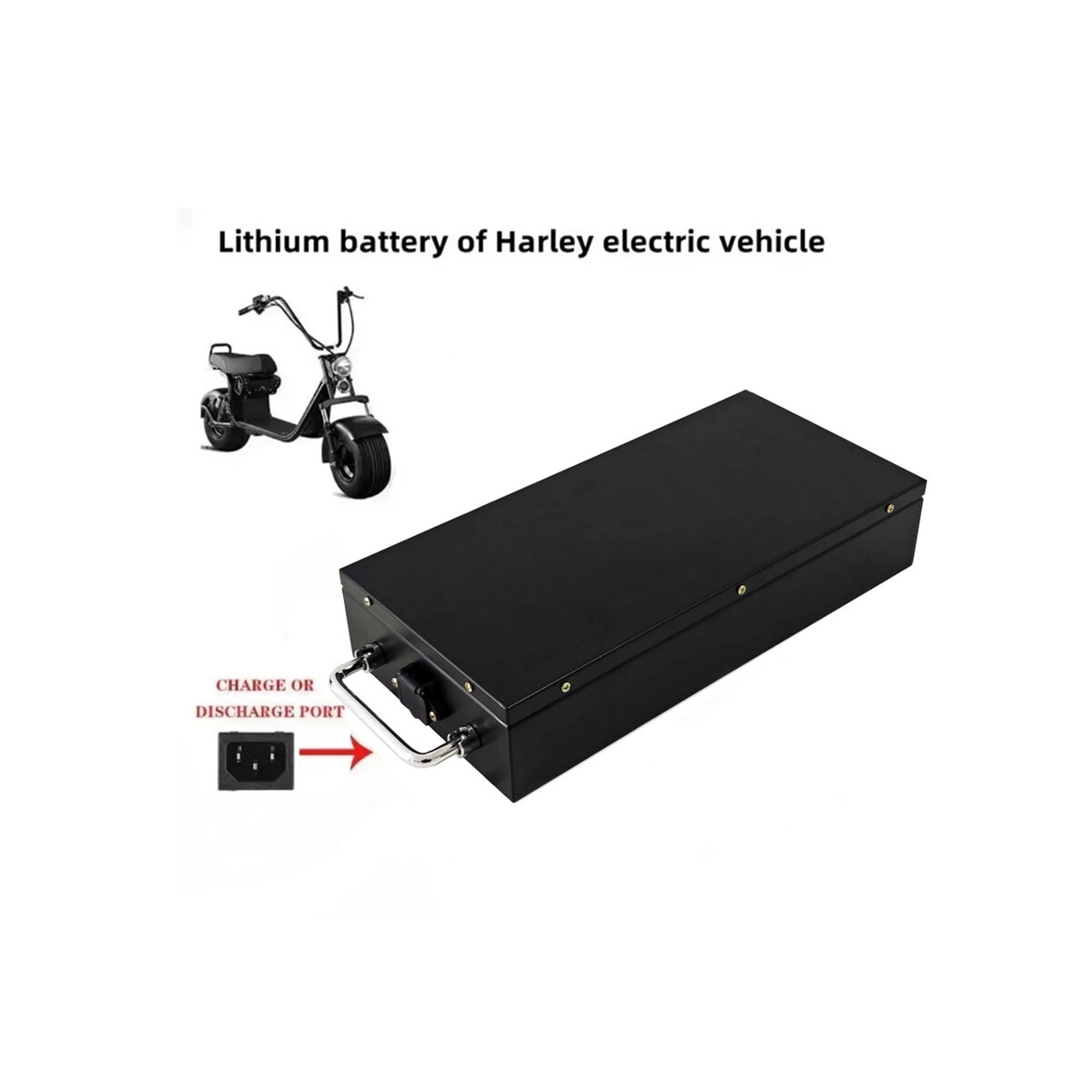 VKVL 60V 50Ah Lithium Batterie für Harley Citycoco E-Sc
