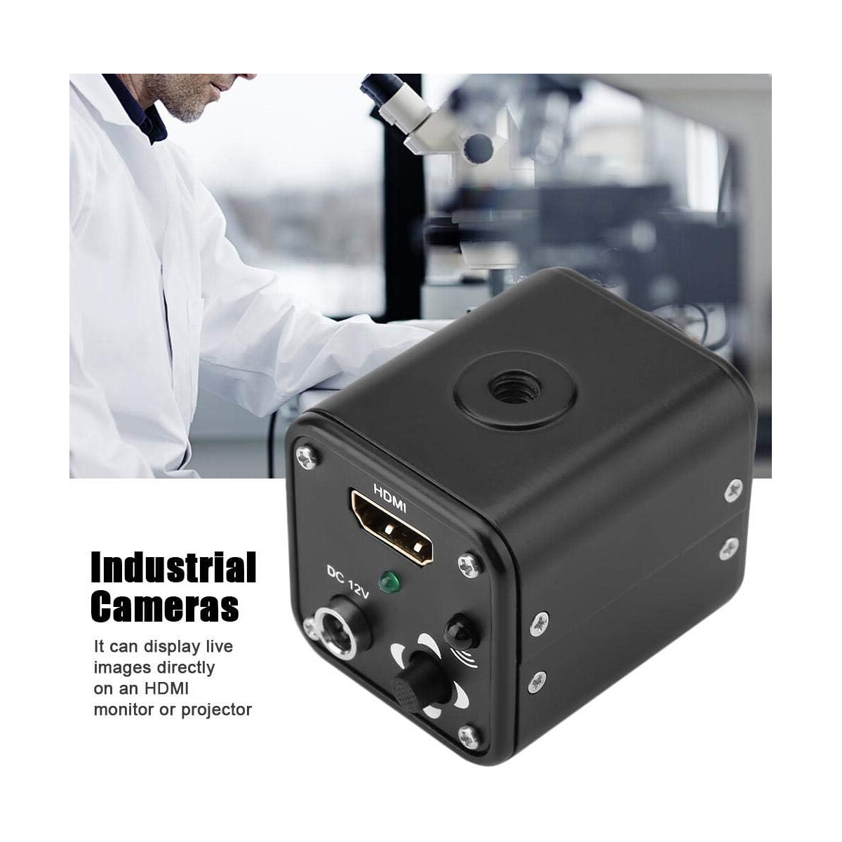 Akozon HD 1080P HDMI Industriekamera Mik box