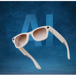 G300 KI Smart Glasses 8MP Kamera AI Übersetzung WLAN Bluetooth Touch-Beige-