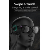 G300 KI Smart Glasses 8MP Kamera AI Übersetzung WLAN Bluetooth Touch-Beige-