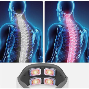 11-in-1 Nackenmassagegerät Sanfte Vibrationsmassage Wärmetherapie Ergonomisch