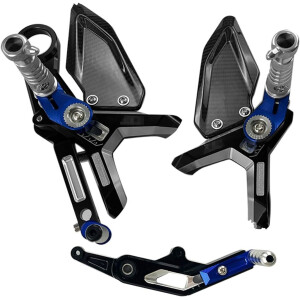 Carbon CNC Rear Footrest + Pedal Set für BMW S1000RR S1000R 2019-2022