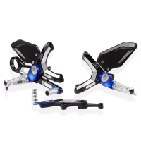Carbon CNC Rear Footrest + Pedal Set für BMW S1000RR S1000R 2019-2022