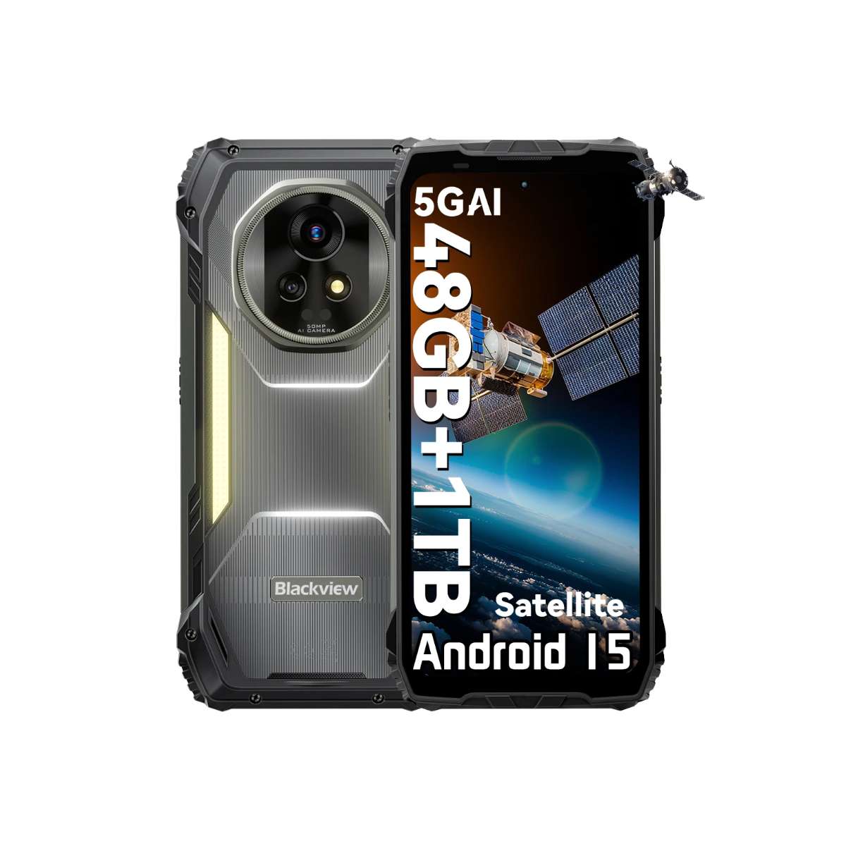 Blackview XPLORE 2 Satellite 5G Outdoor Smartphone 48GB+1TB 