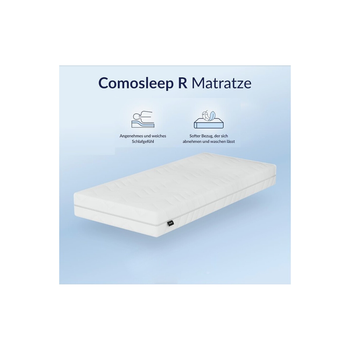 Comodita Comosleep R Schaumstoffmatratze 160x200x15cm mittel