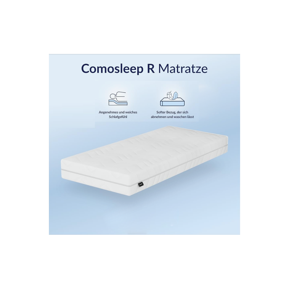 Comodita Comosleep R Schaumstoffmatratze 160x200x15cm mittel