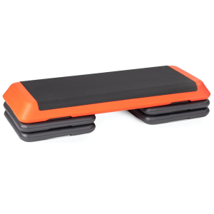 TREXO Aerobic Stepper AS01 Fitness Step Board höhenverstellbar 250kg Orange