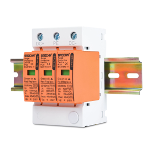 SROCHN Überspannungsschutz SRU6-40 PV 40KA 1000V DC T1+T2 3-Polig