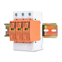 SROCHN Überspannungsschutz SRU6-40 PV 40KA 1000V DC T1+T2 3-Polig