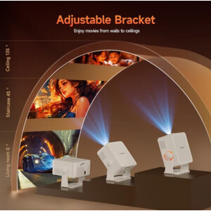 Magcubic HY450 MAX LED Projektor Android 14 1080P Wifi6 Autofokus