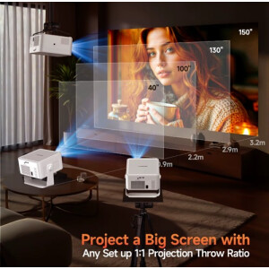 Magcubic HY450 MAX LED Projektor Android 14 1080P Wifi6 Autofokus