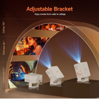 Magcubic HY450 MAX LED Projektor Android 14 1080P Wifi6 Autofokus