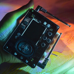 Mini Theremin Elektronisches Musik‑Instrument Farbbildschirm Taschen Synthesizer