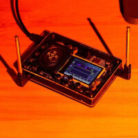 Mini Theremin Elektronisches Musik‑Instrument Farbbildschirm Taschen Synthesizer