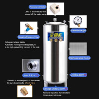 Druckbehälter 250L Edelstahl Druckkessel Wasserspeicher Tank Haus