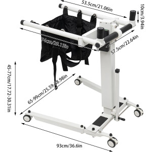Lineruier Electric Lift LN68 Tragbarer Patientenlift Elektrisch 130kg