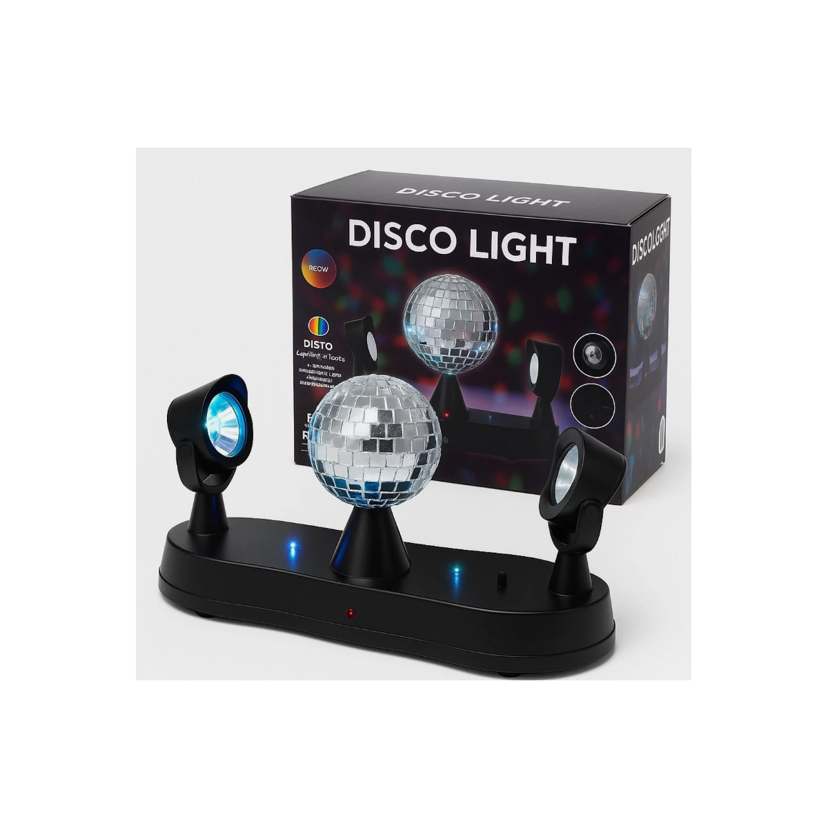 LED Disco Licht Spiegelkugel beweglich P box