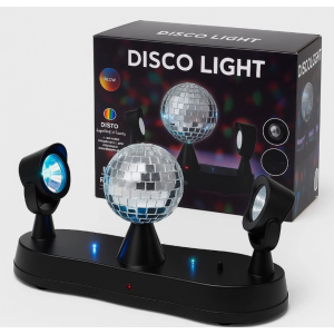 LED Disco Licht Spiegelkugel beweglich Party Licht