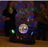 LED Disco Licht Spiegelkugel beweglich Party Licht