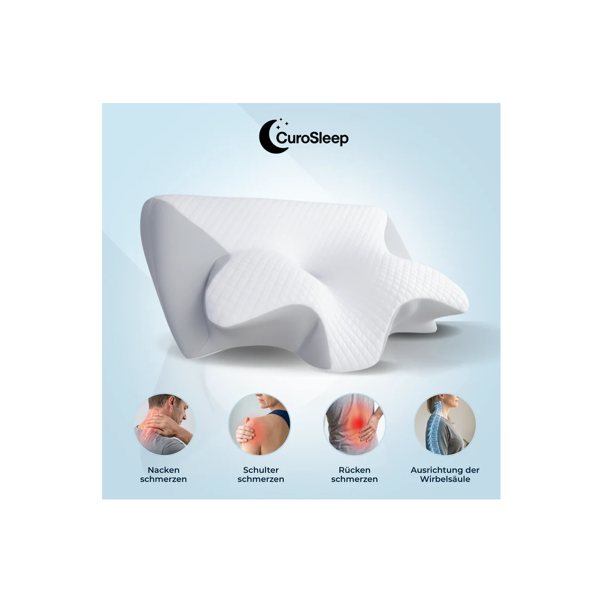 CuroSleep Schlafkissen Orthopädisch box