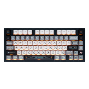 ATK RS7 Turbo Gaming Tastatur Hall Effect 75% 8K Hz Magnet Switch Schwarz Orange