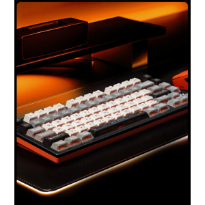 ATK RS7 Turbo Gaming Tastatur Hall Effect 75% 8K Hz Magnet Switch Schwarz Orange