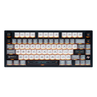 ATK RS7 Turbo Gaming Tastatur Hall Effect 75% 8K Hz Magnet Switch Schwarz Orange