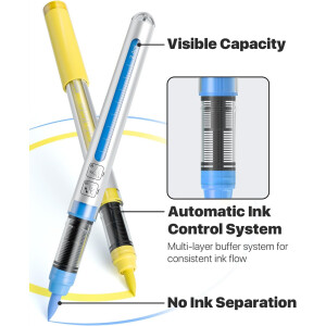 JusArt Acryl Marker Set 48 Farben Dual Tip Paint Pens Canvas Tasche DIY