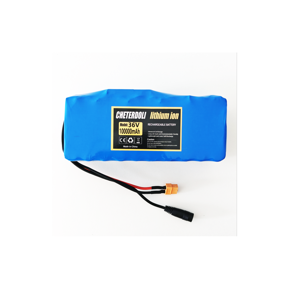 CHETERDOLI 36V 10Ah Lithium Akku E-Bike  box