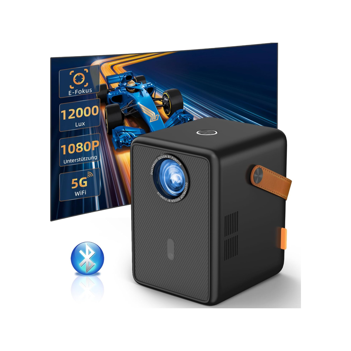 FunFlix G1 Mini Beamer 1080P Full HD WLA box