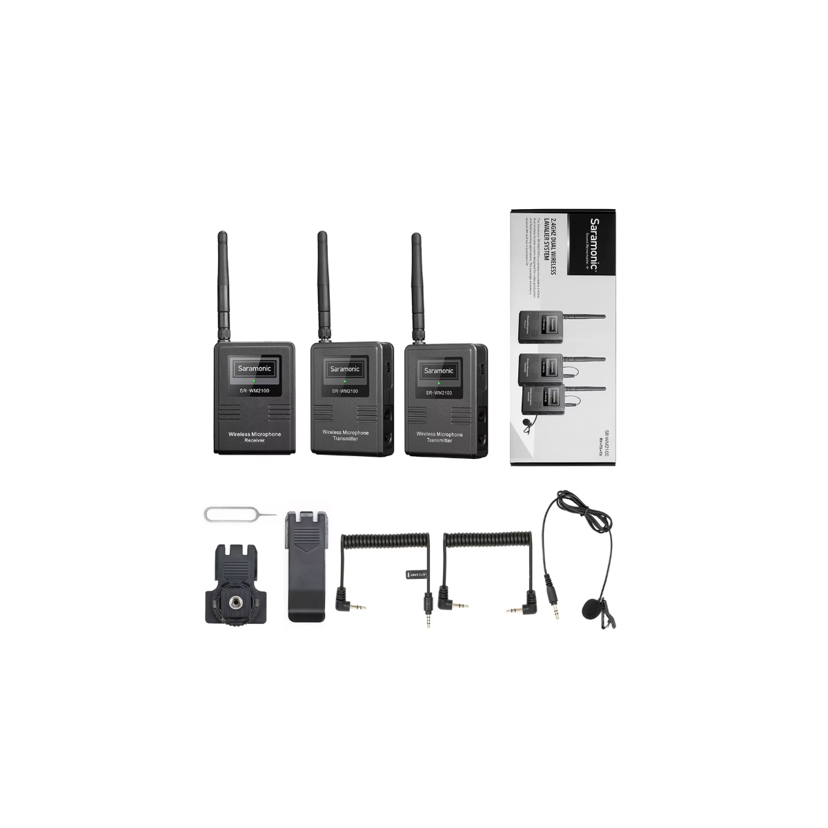 Saramonic SR WM2100 Funkmikrofon Dual La box