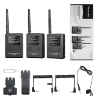 Saramonic SR WM2100 Funkmikrofon Dual Lavalier 2 Personen 2 4GHz