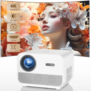 FunFlix A1 Full HD Beamer 1080P 4K Support Android WLAN Bluetooth Heimkino
