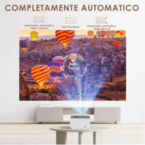 FunFlix A1 Full HD Beamer 1080P 4K Support Android WLAN Bluetooth Heimkino