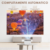 FunFlix A1 Full HD Beamer 1080P 4K Support Android WLAN Bluetooth Heimkino