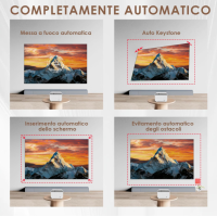 FunFlix A1 Full HD Beamer 1080P 4K Support Android WLAN Bluetooth Heimkino